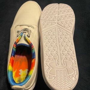 Under armor sneakers tye dye